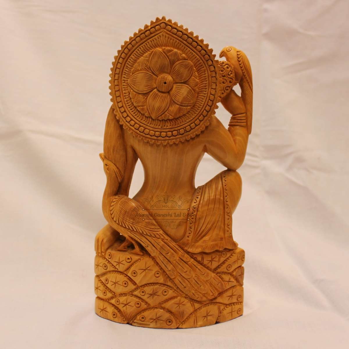 Buddha Wooden Statue for Home Decor