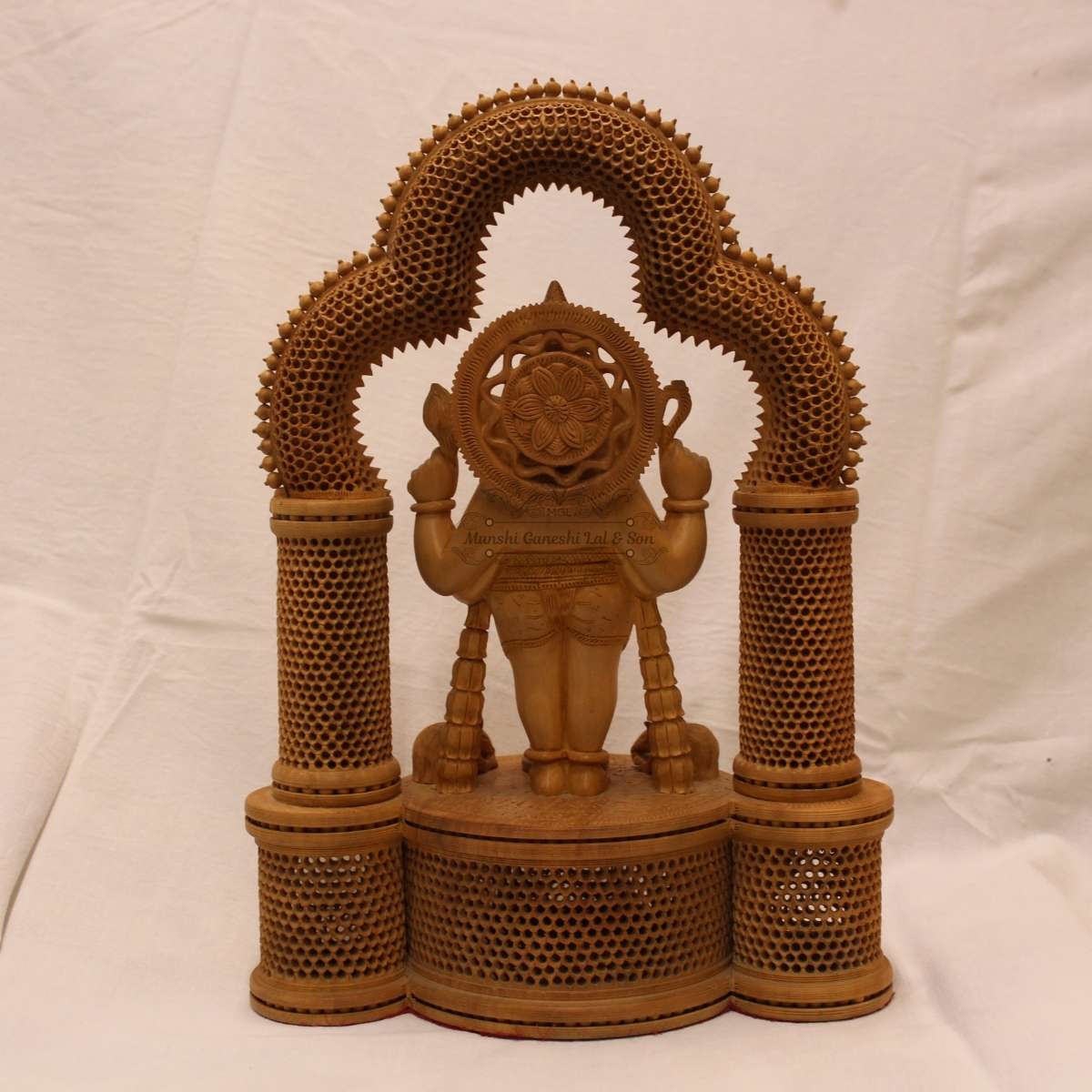 Tree Trunk - Lord Ganesha Wooden Handicraft